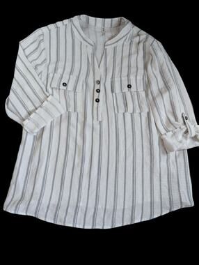 3rd + Malt white With blue stripes Summer Breeze Long sleeve XL